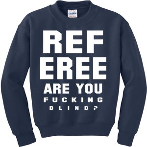 Blind Referee Funny Kids Sweatshirt