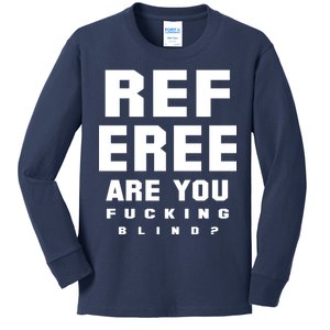 Blind Referee Funny Kids Long Sleeve Shirt