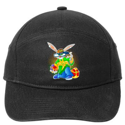 Blinged Easter Bunny 7-Panel Snapback Hat