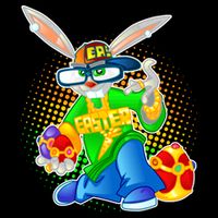 Blinged Easter Bunny Bucket Hat