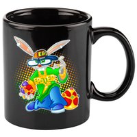 Blinged Easter Bunny 11oz C Handle Ceramic Mug