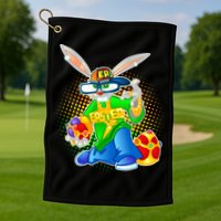 Blinged Easter Bunny Golf Towel