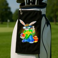 Blinged Easter Bunny Golf Towel