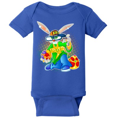 Blinged Easter Bunny Baby Bodysuit