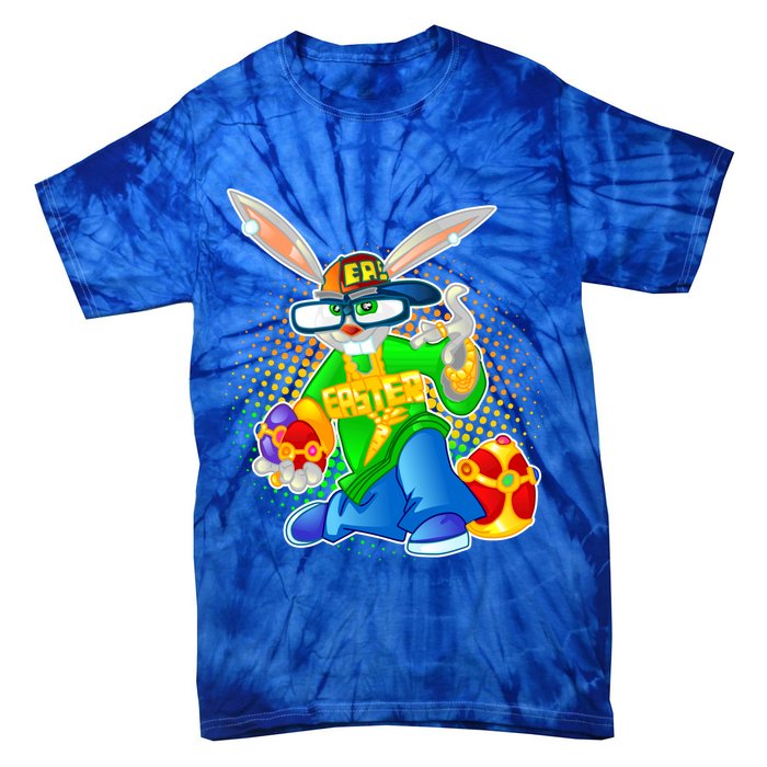 Blinged Easter Bunny Tie-Dye T-Shirt