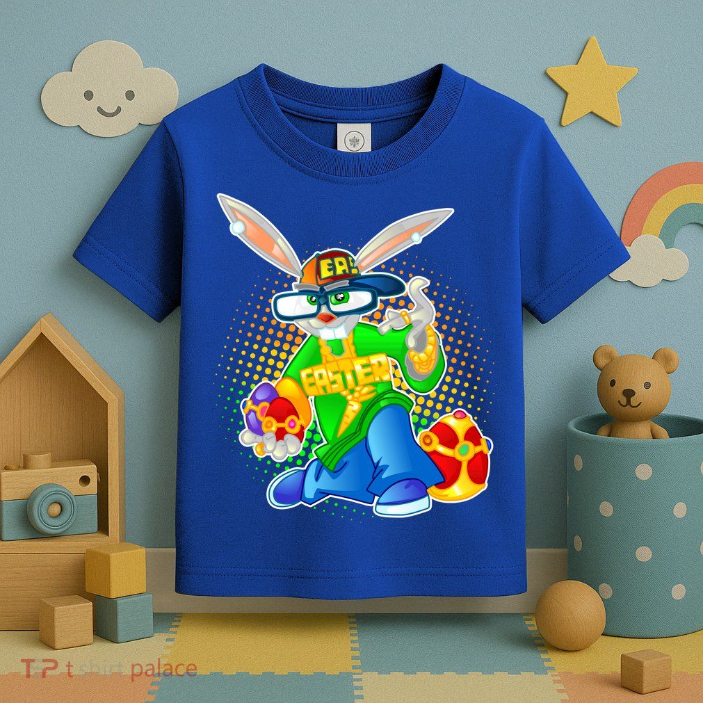 Blinged Easter Bunny Toddler T-Shirt