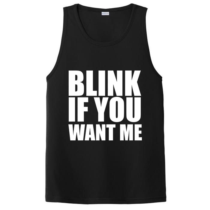 Blink If You Want Me PosiCharge Competitor Tank