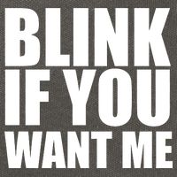 Blink If You Want Me Cotton Canvas Backpack