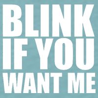 Blink If You Want Me Sueded Cloud Jersey T-Shirt