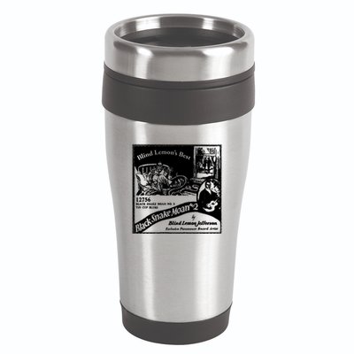 Blind Lemon Jefferson Black Snake Moan 2 Premium 16oz Travel Tumbler