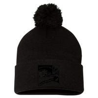Blind Lemon Jefferson Black Snake Moan 2 Premium Pom Pom 12in Knit Beanie