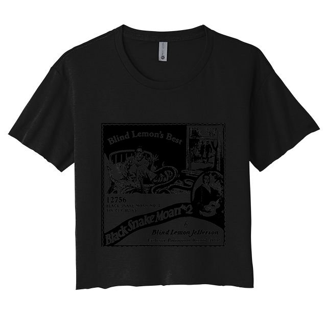 Blind Lemon Jefferson Black Snake Moan 2 Premium Crop Top