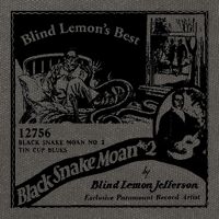Blind Lemon Jefferson Black Snake Moan 2 Premium Cotton Canvas Backpack