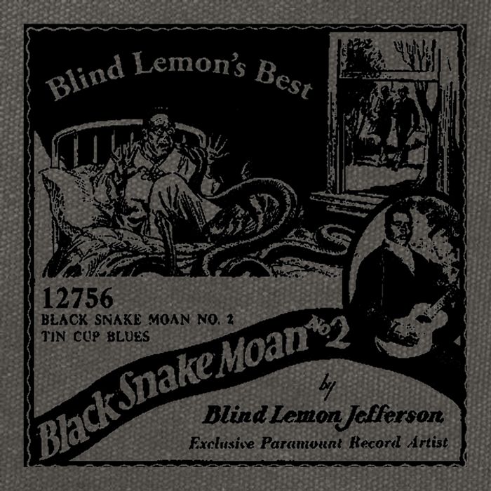 Blind Lemon Jefferson Black Snake Moan 2 Premium Cotton Canvas Backpack