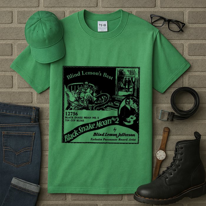 Blind Lemon Jefferson Black Snake Moan 2 Premium Tall T-Shirt