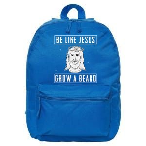 Be Like Jesus Grow A Beard Christian Gift Design 16 in Basic Backpack