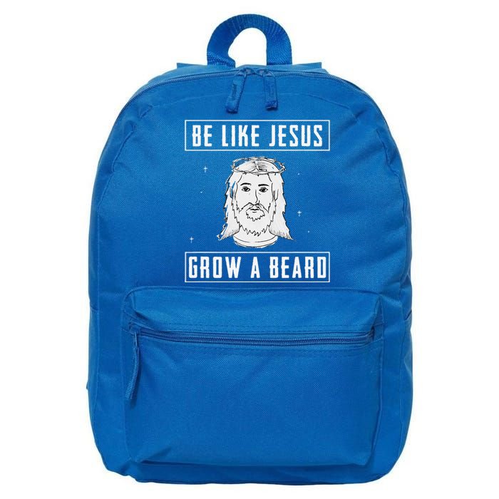 Be Like Jesus Grow A Beard Christian Gift Design 16 in Basic Backpack