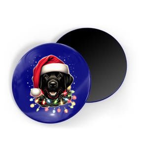 Black Lab Labrador Christmas Tree Light Pajama Dog Xmas  Magnet