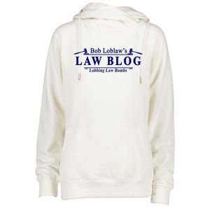 BOB LOBLAW'S LAW BLOG FUNNY MEME Womens Funnel Neck Pullover Hood