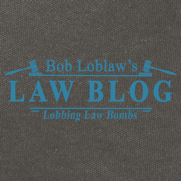BOB LOBLAW'S LAW BLOG FUNNY MEME Cotton Canvas Backpack