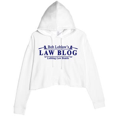 BOB LOBLAW'S LAW BLOG FUNNY MEME Crop Fleece Hoodie