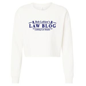 BOB LOBLAW'S LAW BLOG FUNNY MEME Cropped Pullover Crew