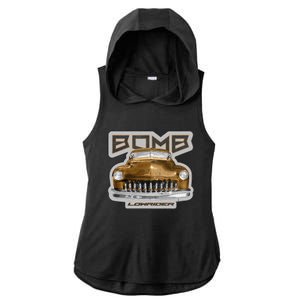 Bomb Lowrider Low Rider Car Ladies PosiCharge Tri-Blend Wicking Draft Hoodie Tank