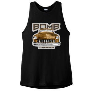 Bomb Lowrider Low Rider Car Ladies PosiCharge Tri-Blend Wicking Tank