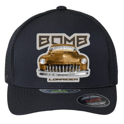 Bomb Lowrider Low Rider Car Flexfit Unipanel Trucker Cap