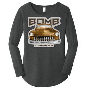 Bomb Lowrider Low Rider Car Women's Perfect Tri Tunic Long Sleeve Shirt