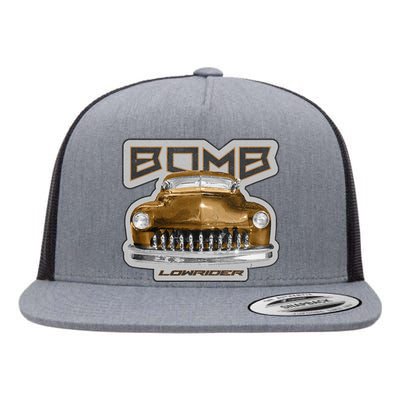 Bomb Lowrider Low Rider Car Flat Bill Trucker Hat