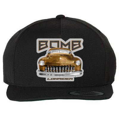 Bomb Lowrider Low Rider Car Wool Snapback Cap