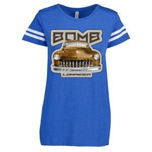 Bomb Lowrider Low Rider Car Enza Ladies Jersey Football T-Shirt