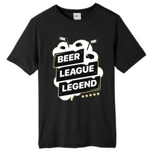 Beer League Legend Hockey Gift Tall Fusion ChromaSoft Performance T-Shirt