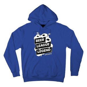 Beer League Legend Hockey Gift Hoodie