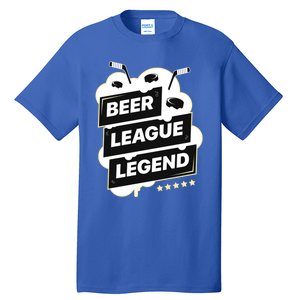 Beer League Legend Hockey Gift Tall T-Shirt