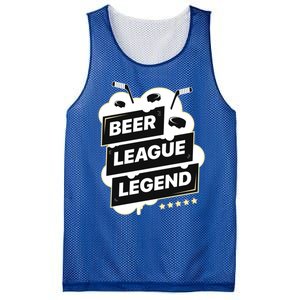 Beer League Legend Hockey Gift Mesh Reversible Basketball Jersey Tank