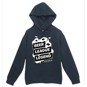 Beer League Legend Hockey Gift Urban Pullover Hoodie