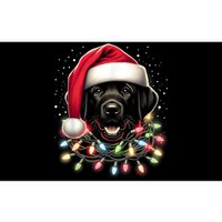 Black Lab Labrador Christmas Tree Light Pajama Dog Xmas Bumper Sticker