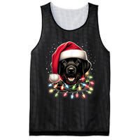 Black Lab Labrador Christmas Tree Light Pajama Dog Xmas Mesh Reversible Basketball Jersey Tank