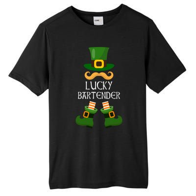 Bartender Lucky Leprechaun Matching Family St Patricks Day Gift Tall Fusion ChromaSoft Performance T-Shirt