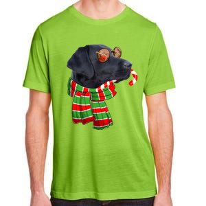 Black Lab Labrador Dog Owners Christmas Xmas Holiday Party Gift Adult ChromaSoft Performance T-Shirt