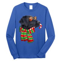 Black Lab Labrador Dog Owners Christmas Xmas Holiday Party Gift Long Sleeve Shirt