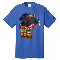 Black Lab Labrador Dog Owners Christmas Xmas Holiday Party Gift Tall T-Shirt