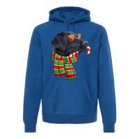 Black Lab Labrador Dog Owners Christmas Xmas Holiday Party Gift Premium Hoodie