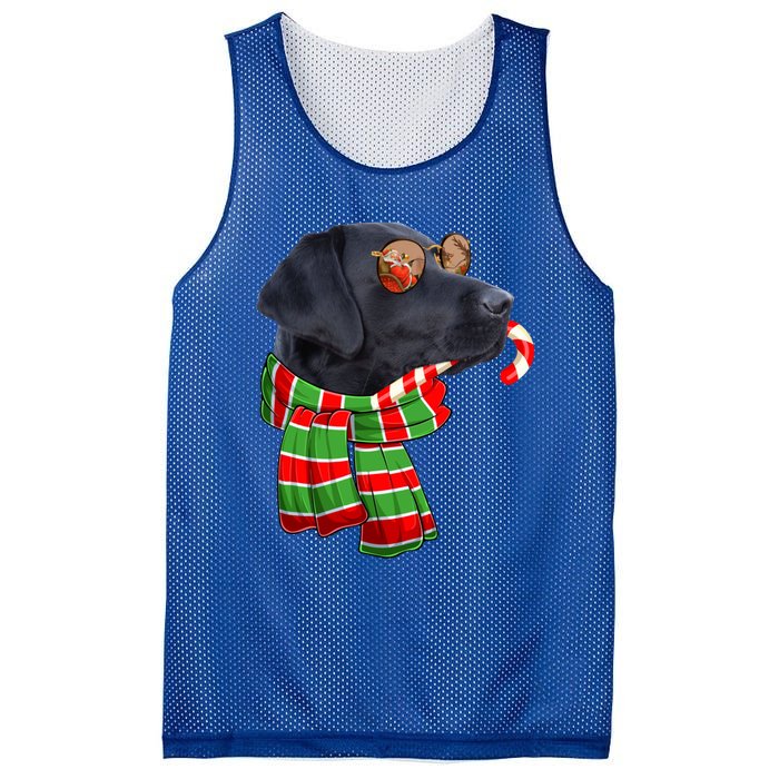 Black Lab Labrador Dog Owners Christmas Xmas Holiday Party Gift Mesh Reversible Basketball Jersey Tank