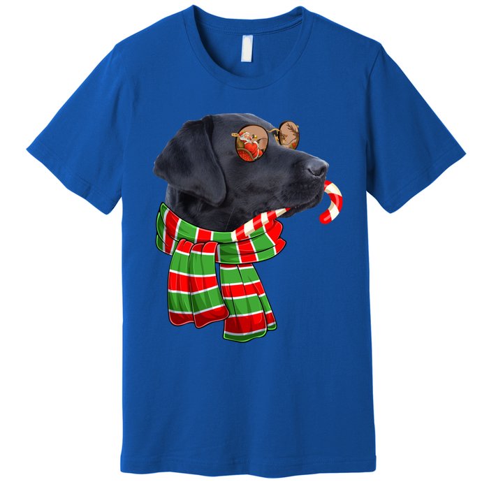 Black Lab Labrador Dog Owners Christmas Xmas Holiday Party Gift Premium T-Shirt