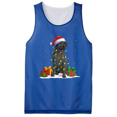 Black Lab Labrador Christmas Lights Pajama Dog Lover Xmas Mesh Reversible Basketball Jersey Tank