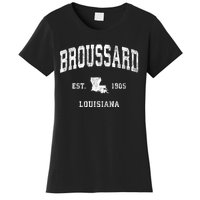 Broussard Louisiana La Vintage Athletic Sports Women's T-Shirt