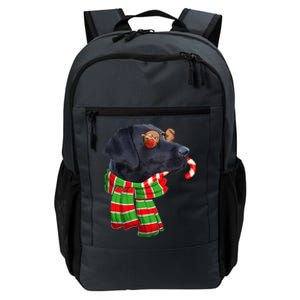 Black Lab Labrador Dog Owners Christmas Xmas Holiday Party Daily Commute Backpack